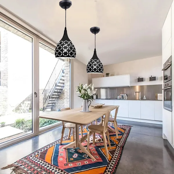 Aluminium_Cut_Hanging_Light_Ceiling_Pendant_Lamp,_6Inch_Dia_Black