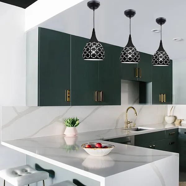 Aluminium_Cut_Hanging_Light_Ceiling_Pendant_Lamp,_6Inch_Dia_Black