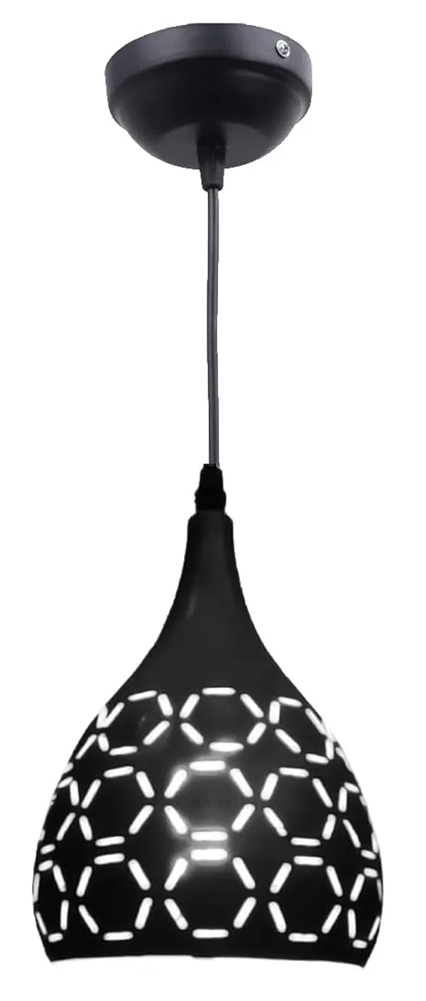 Aluminium_Cut_Hanging_Light_Ceiling_Pendant_Lamp,_6Inch_Dia_Black