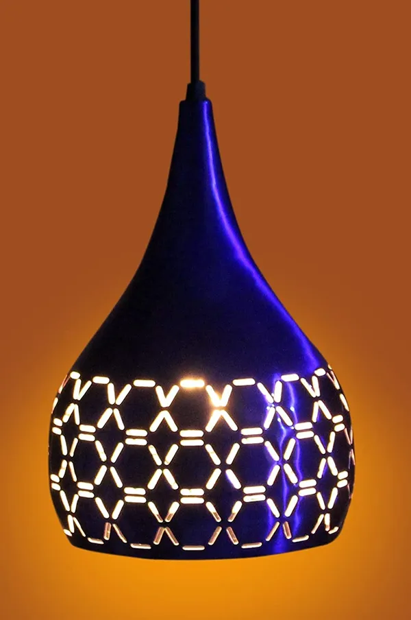 Metal_Cut_3_Light_Cluster_Hanging_Light_Ceiling_Pendant_Lamp,_Blue