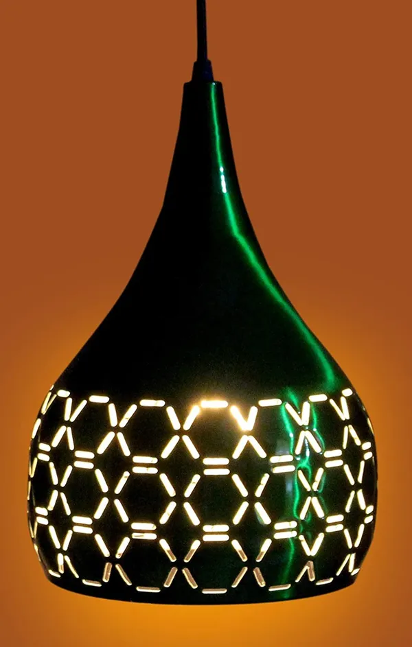 Metal_Cut_Hanging_Light_Ceiling_Pendant_Lamp,_Green_Pack_of_1