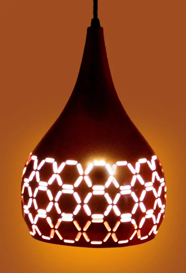 Metal_Cut_3_Light_Cluster_Hanging_Light_Ceiling_Pendant_Lamp,_Red