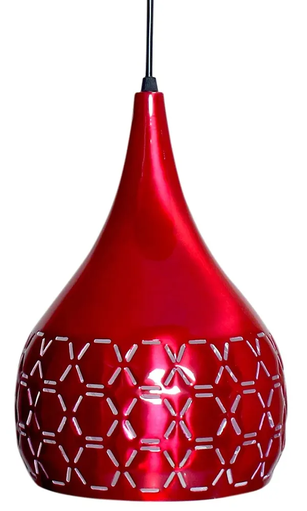 Metal_Cut_3_Light_Cluster_Hanging_Light_Ceiling_Pendant_Lamp,_Red