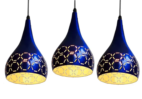 Metal_Cut_3_Light_Linear_Hanging_Light_Ceiling_Pendant_Lamp,_6"_Small,_Blue