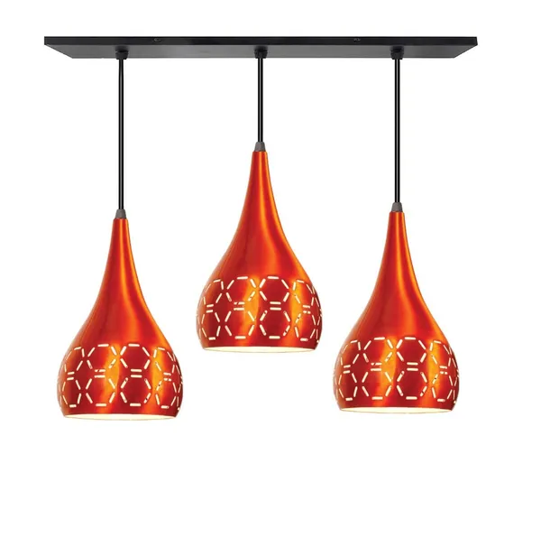 Metal_Cut_3_Light_Linear_Hanging_Light_Ceiling_Pendant_Lamp,_6"_Small,_Orange