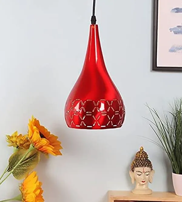 Metal_Cut_Hanging_Light_Ceiling_Pendant_Lamp,_6"_Small,_Red