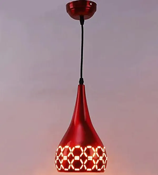 Metal_Cut_Hanging_Light_Ceiling_Pendant_Lamp,_6"_Small,_Red
