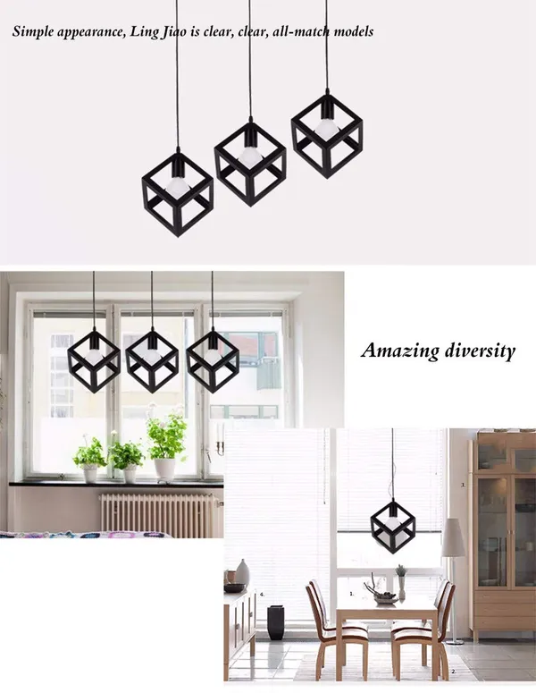 3_Hanging_Lamp_in_Linear_Base_Black,_Cube_Shape,_(Bulb_not_included)