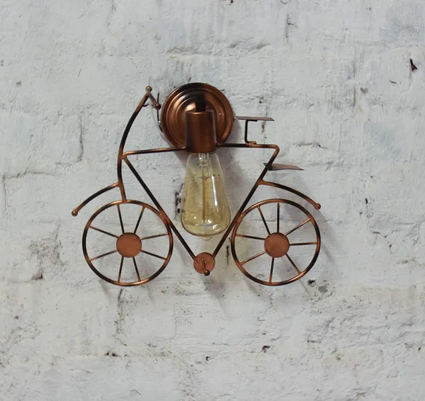 Eisa_Cycle_Shaped_Wall_Lamp_(Antique_Bronze,_33x10x27_cm,corded-electric)