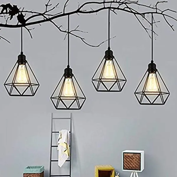 Metal_Diamond_Cadge_Hanging_Light_Pendant_Lamp,_Black,_Bulb_not_included