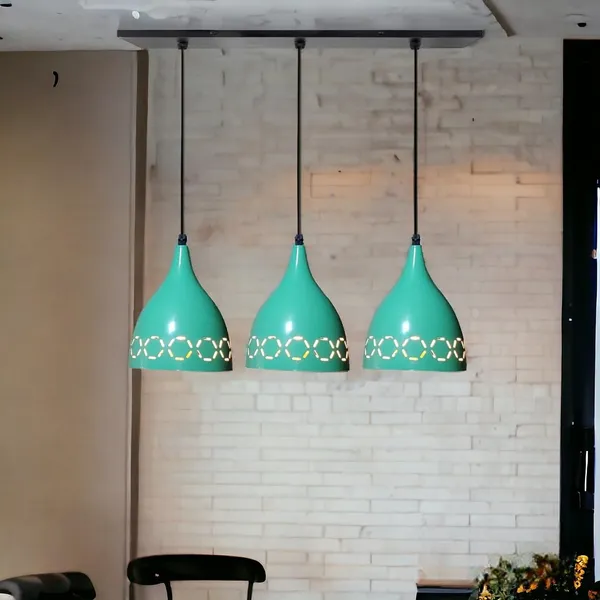Aluminium_3_Light_Linear_Hanging_Laser_Cutting_6_Inches_Shade_Light,_Green