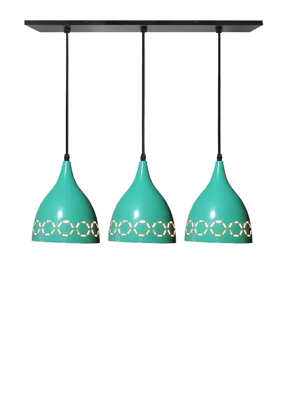 Aluminium_3_Light_Linear_Hanging_Laser_Cutting_6_Inches_Shade_Light,_Green