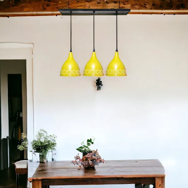 Aluminium_3_Light_Linear_Hanging_Laser_Cutting_6_Inches_Shade_Light,_Yellow