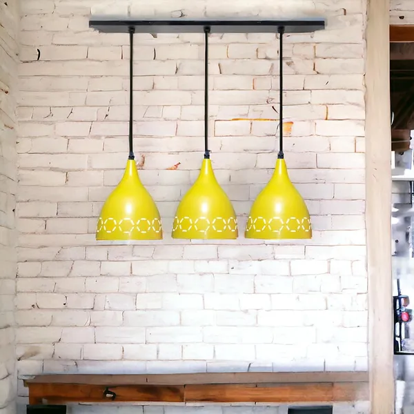Aluminium_3_Light_Linear_Hanging_Laser_Cutting_6_Inches_Shade_Light,_Yellow