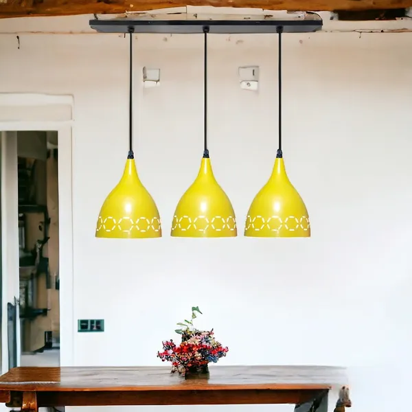 Aluminium_3_Light_Linear_Hanging_Laser_Cutting_6_Inches_Shade_Light,_Yellow