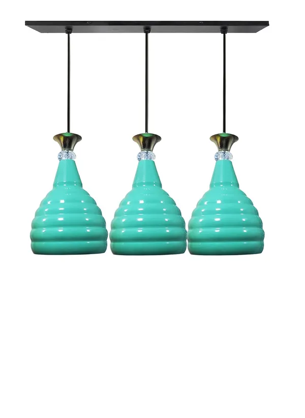 Aluminium_3_Light_Linear_Hanging_Kangura,_Dia_6.5_Inch_Shade_Light,_Green