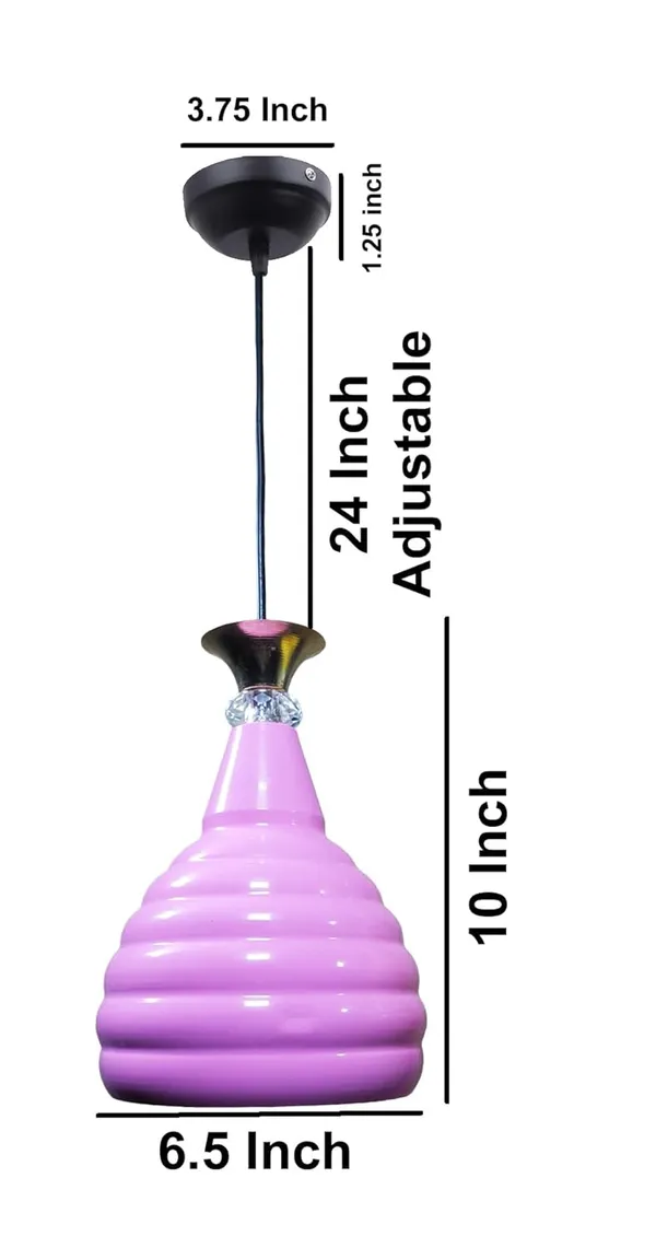 Aluminium_Hanging_Kangura,_Dia_6.5_Inch_Shade_Light,_Pink,_Pack_of_1