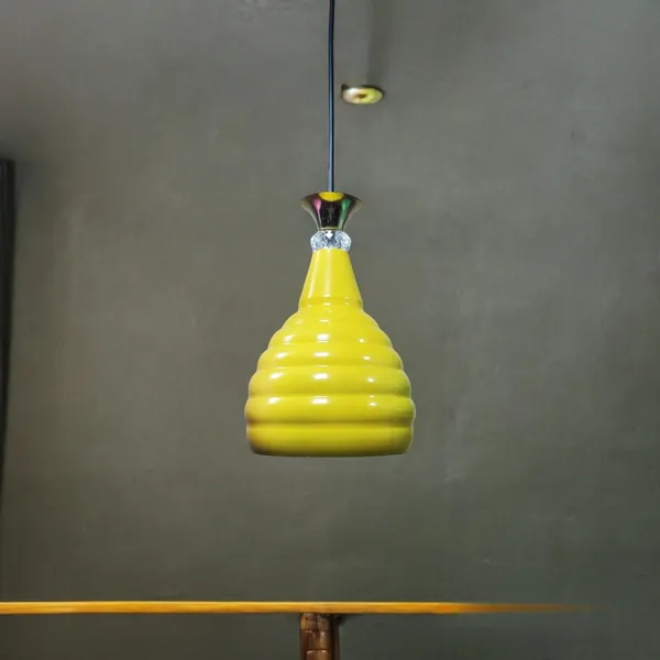 Aluminium_Hanging_Kangura,_Dia_6.5_Inch_Shade_Light,_Yellow,_Pack_of_1
