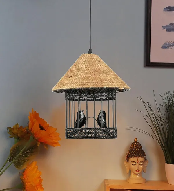 Black_&_Jute_Love_Bird_Cage_Pendants_Ceiling_Lamp_(Bulb_not_included)