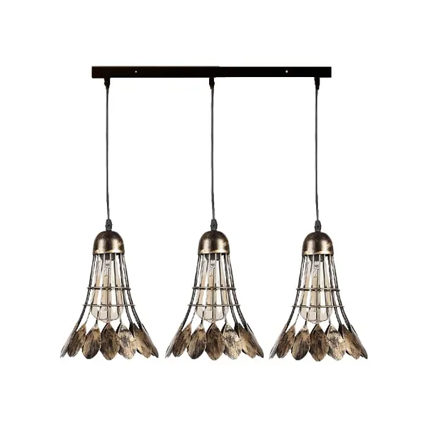 Shuttle_Hanging_Pendants_3_Light_Linear_Chandelier_E27_Holder,_(Color_Copper_Antique)