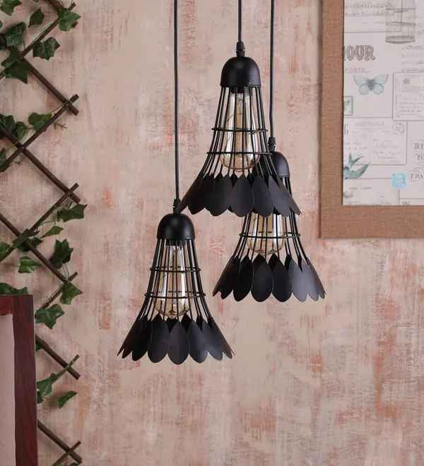 Metal_3_Light_Shuttle_Cluster_Pendant_Lights_Lamps_Hanging_Lights_(Black)