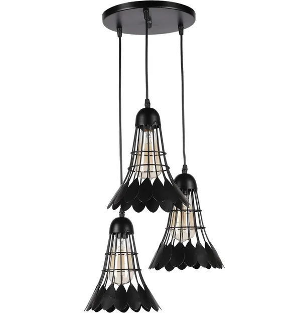 Metal_3_Light_Shuttle_Cluster_Pendant_Lights_Lamps_Hanging_Lights_(Black)