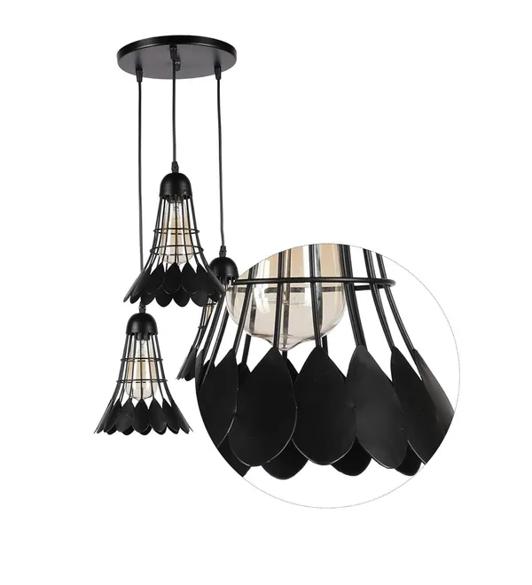 Metal_3_Light_Shuttle_Cluster_Pendant_Lights_Lamps_Hanging_Lights_(Black)