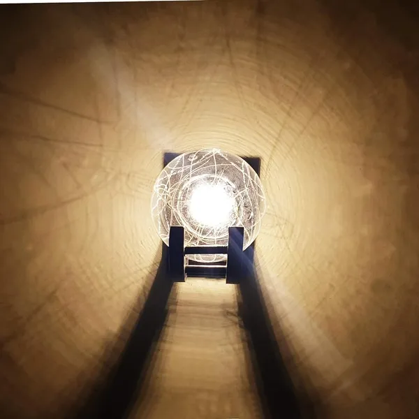 Wooden_Fixture_Glass_Dome_Wall_Lamp_Light_(Brown_and_Transparent_Lining,_Bulb_not_included)