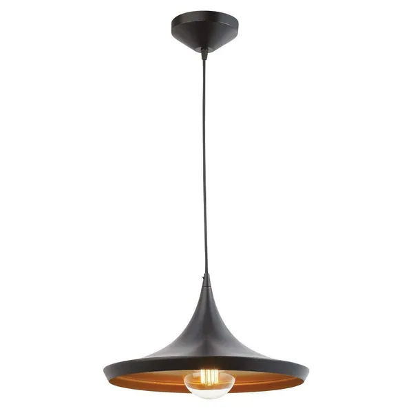 Vintage_Industrial_Retro_Country_Style_Pendant_Disc_Ceiling_Hanging_Light_Lamp,_Black_Texture_(Bulb_not_included)