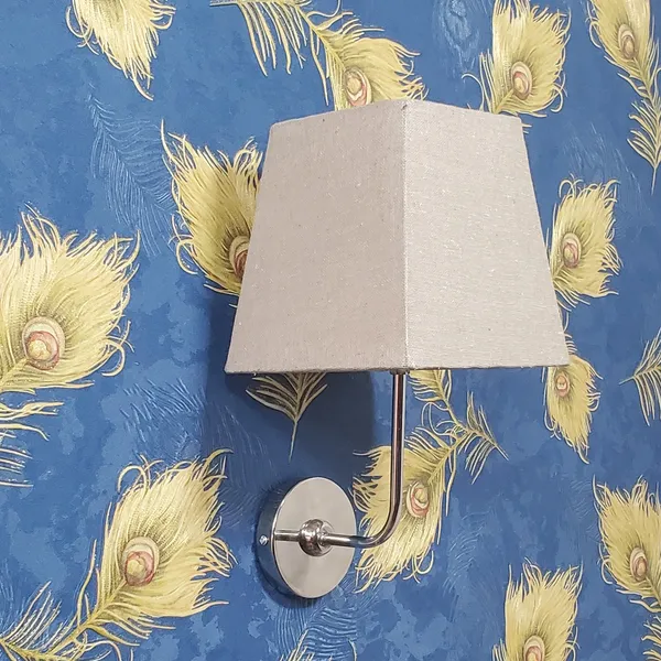 Fabric_Square_Shade_Wall_Light_with_Chrome_Fitting_Jute_(Bulb_not_included)