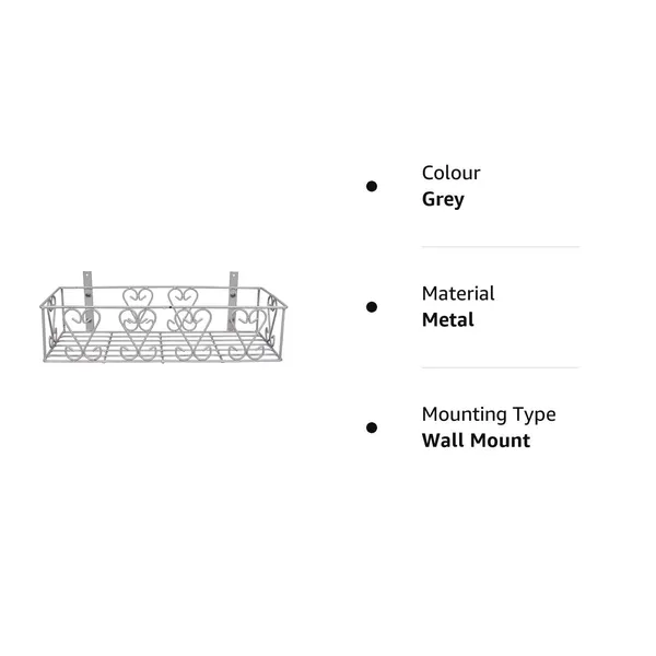 Grey_Wall_fixing_wall_mounting_wall_hanging_plant_planter_pot_stand_bracket_for_Balcony_-_Medium_(DVPOT-22W-M)