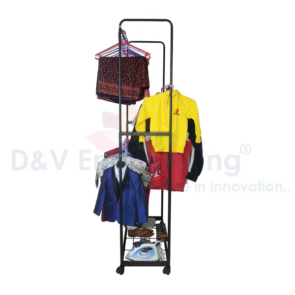 Heavy_duty_cloth_hanger_rack_with_wheel,garment_rack,drying_rack_for_hanging_cloths_for_home_with_shelf_,_Black_(DVCH-01B)
