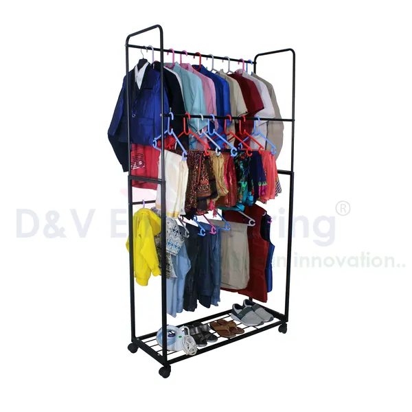 Heavy_duty_cloth_hanger_rack_with_wheel,garment_rack,drying_rack_for_hanging_cloths_for_home_with_shelf_,_Black_(DVCH-01B)
