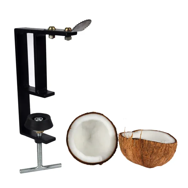 Black_Steel_Table_Mountable_Coconut_Scraper/grater,__(DVCS-01B)