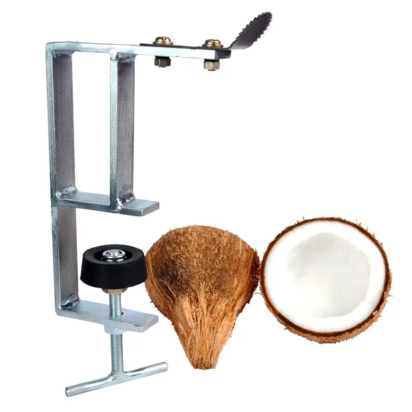 Silver_Steel_Table_Mountable_Coconut_Scraper/grater,_(DVCS-01Z)