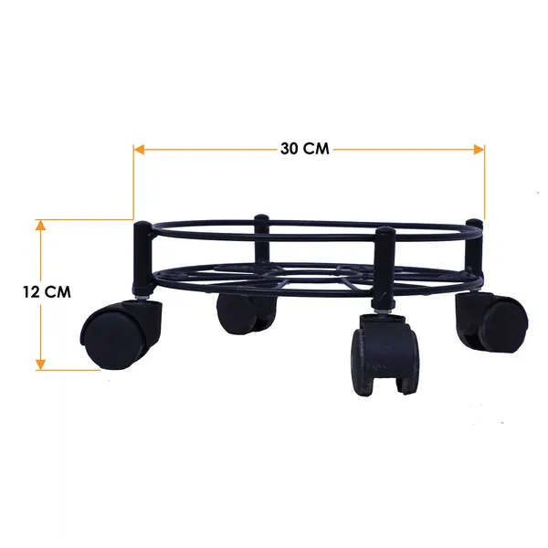 Heavy_Duty_Easy_Movable_LPG_Cylinder_Trolley,_Gas_Cylinder_Stand_with_Wheels_-_Black_(Round)_DVCT-01B