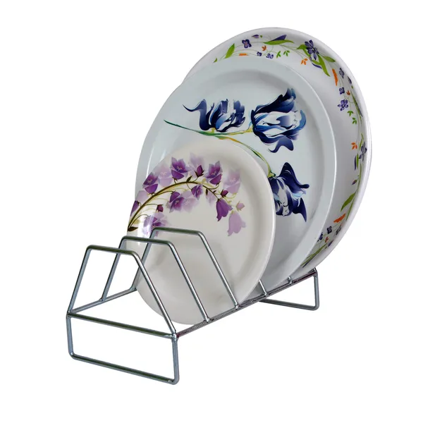 Plate_Rack_|_Dish_Rack_|_Lid_Holder_Utensil_Rack_for_Kitchen_-_5_Sections|_with_Anti-Rust_Zink_Coated(Alloy_Steel)_DVKS-02Z
