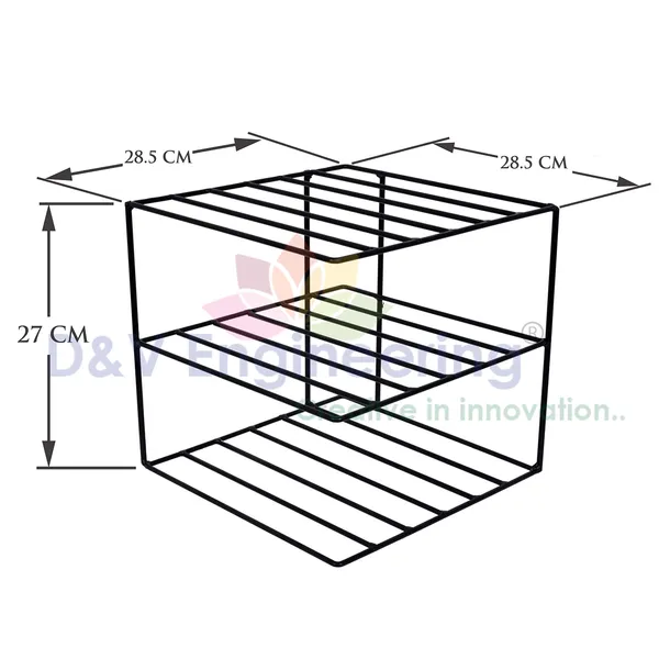 Multipurpose_3-Tier_Kitchen_Corner_Shelf,_Kitchen_Dish_Stand,_Black_(DVKS-03-B)