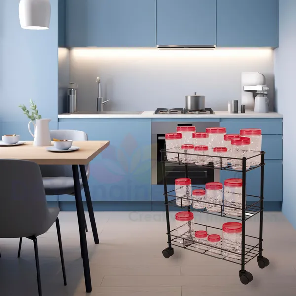 3-Tier_Kitchen_Rack_Organizer,_Kitchen_Trolley,_Rolling_Cart_with_Wheels_for_kitchen_to_storage_vegetables,spice_jars,_small_kitchenware_-_Black_(DVKS-06B-3T-WL)