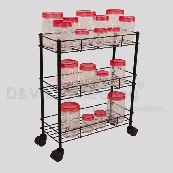 3-Tier_Kitchen_Rack_Organizer,_Kitchen_Trolley,_Rolling_Cart_with_Wheels_for_kitchen_to_storage_vegetables,spice_jars,_small_kitchenware_-_Black_(DVKS-06B-3T-WL)