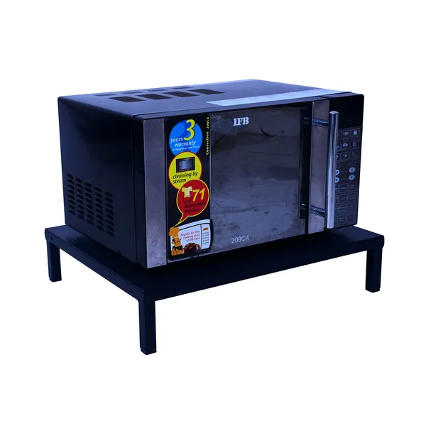 Multipurpose_Microwave_Oven_Stand_For_Kitchen_Countertop_Storage_Organizer-_Black_(Single_Shelf,_Metal),_Bracket_Shelf_(DVKS-09B)