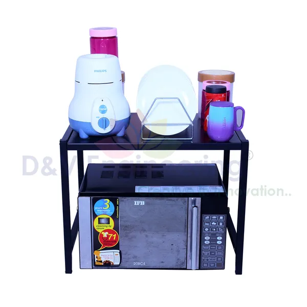 Multipurpose_Microwave_Oven_Stand_For_Kitchen_Countertop_Storage_Organizer-_Black_(1-Tier)(DVKS-09B-1T)