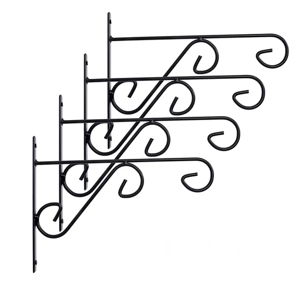 Set_of_4-Plant_Hanger_Bracket_-Black,