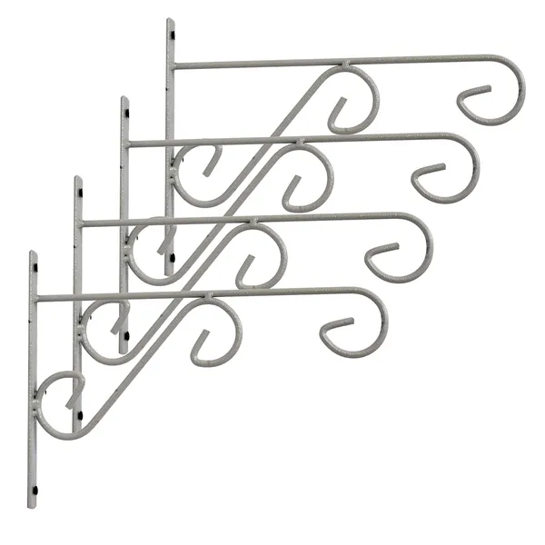 Grey,_Set_of_4-Metal_Plant_Hanger_Bracket_for_outdoor