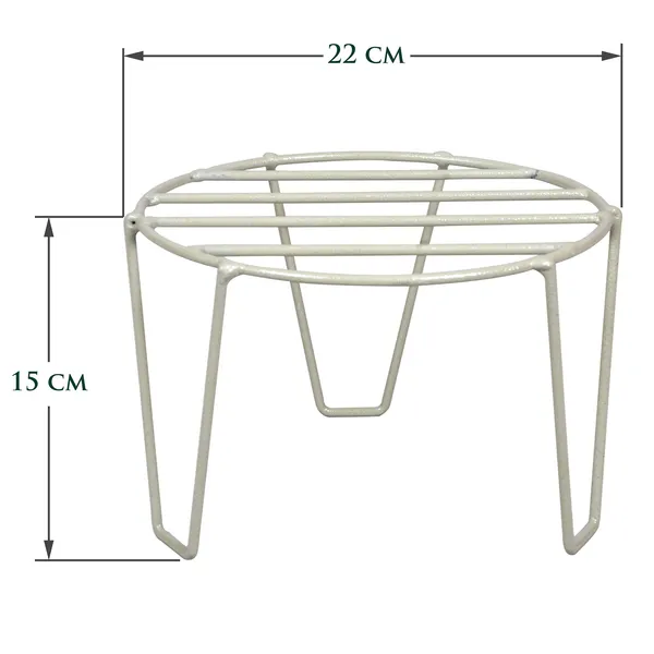 Plant_Pot_Display_Stand_(Grey,_Medium),_Pack_Of_1_(DVPOT-06W-M)