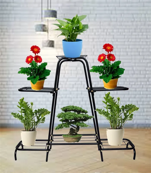 Plant_stands_for_indoor_balcony_or_living_room__Black_1_Piece_(DVPOT-13B)