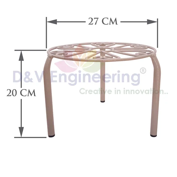 Heavy_Duty_Planter_Stand/Flower_Pot_Stand,_Dia:_27cm,_Height:20cm_(DVPOT-15W-02)