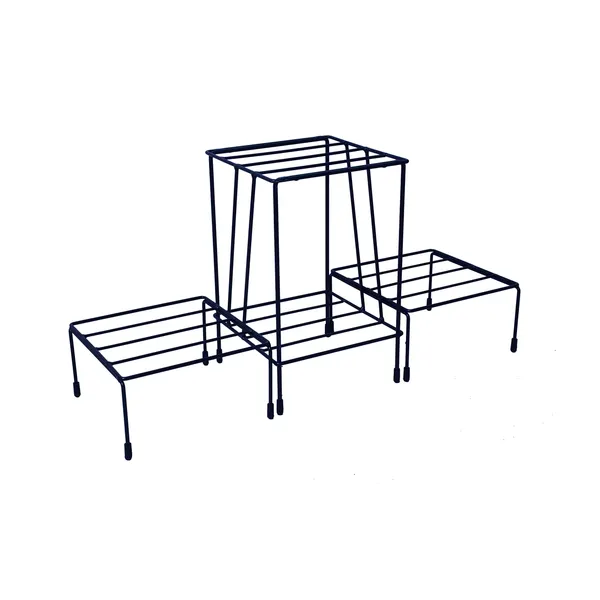 Plant_Stands,_Corner_Plant_Stand_Pot_Stand,_Planter_Stand_With_Rubber_Bushes_-_Black_(DVPOT-21B)