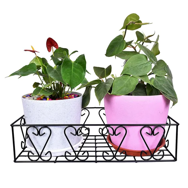 Wall_Fixing_Wall_Mounting_Wall_Hanging_Plant_Planter_Pot_Stand_Bracket_For_Balcony_Black_-_Medium,_Pack_Of_1,_Hanging_Shelves_(DVPOT-22B-M)