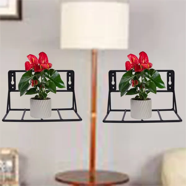 wall_fixing_wall_mounting_wall_hanging_plant_planter_pot_stand_bracket_for_Balcony_Black_(Pack_of-2)_-_Small_(DVPOT-22B-S)